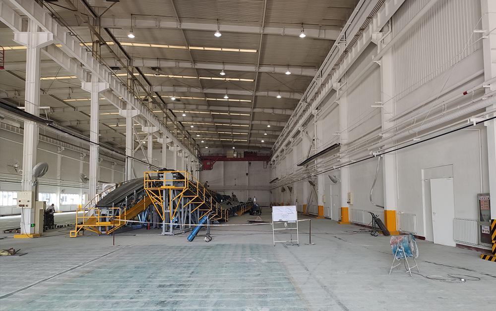 燃气辐射采暖应用于风力发电公司