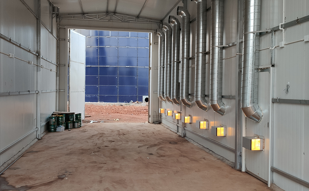 江西无害化处理厂燃气加热烘干系统