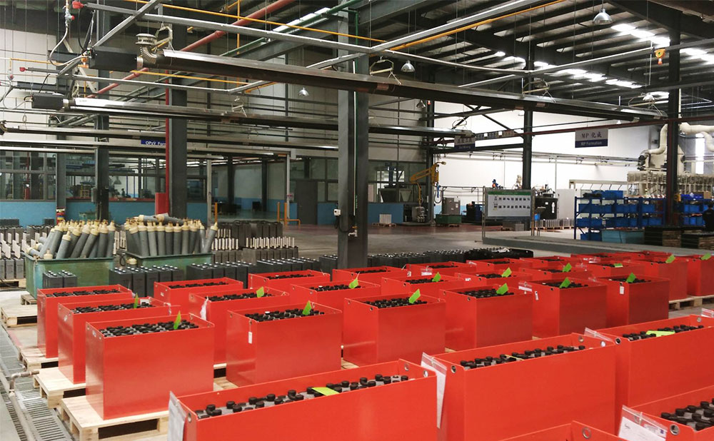 蓄电池固化场所燃气加热案例