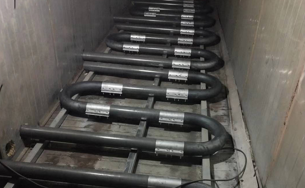 燃气红外辐射喷塑流水线改造