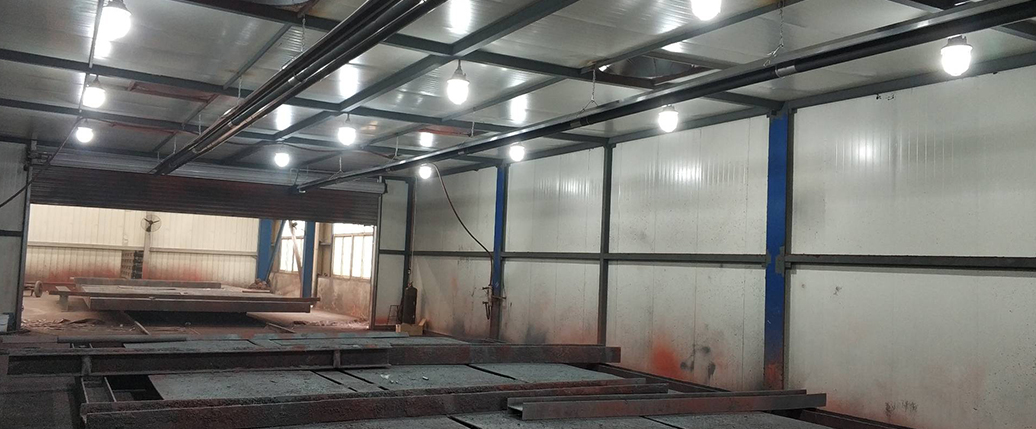 燃气辐射采暖应用于钢结构水性漆烘干领域