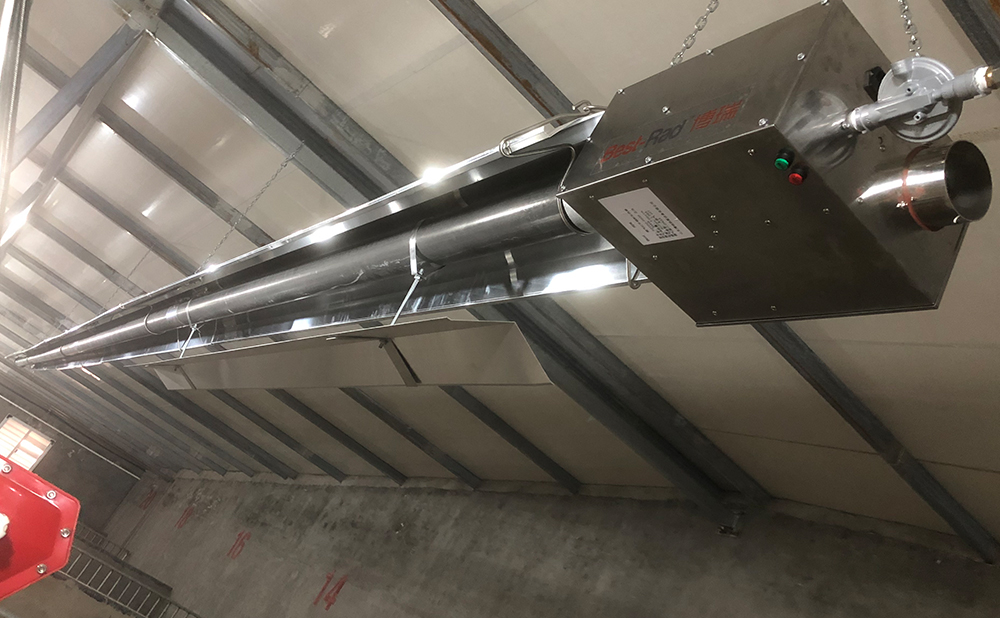 山西养猪场燃气辐射采暖系统