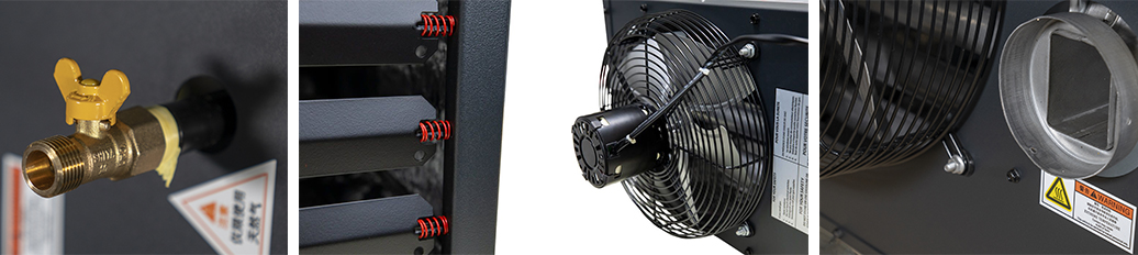 间燃式燃气暖风机