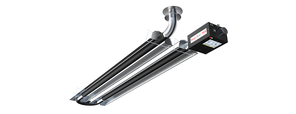 正压燃气辐射采暖设备